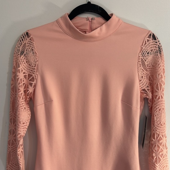 NWT Lulu's long lace sleeve dress - Picture 3 of 12